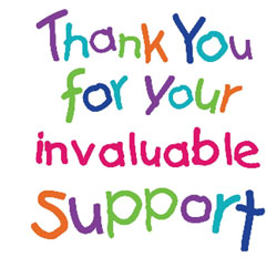 Thank you for your support